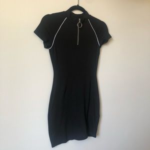 H&M Black Bodycon Dress - US 2